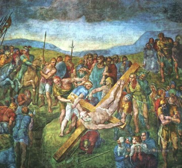 renaissance Tableau Peinture - Matyre de Saint Pierre Haute Renaissance Michel Ange